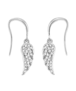 KC Designs Diamond Angel Wing Earrings