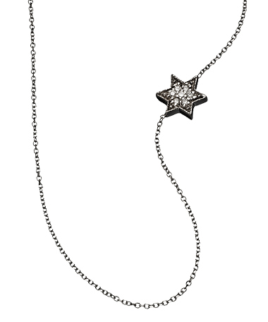 KC Designs Side-set Diamond Star of David Necklace