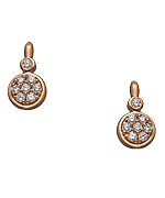 KC Designs Rose Gold and Diamond Drop Earrings