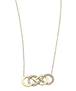 KC Designs Double Infinity Necklace