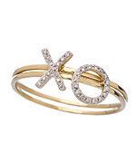 KC Designs Diamond 'XO' Ring Set