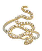 KC Designs Diamond Snake Ring