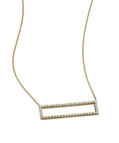 KC Designs Small Rectangle Necklace