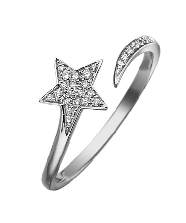 KC Designs Diamond Shooting Star Ring