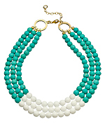 K. Amato Two Tone Beaded Necklace