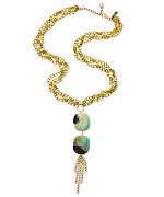 K. Amato Multi-layered Twisted Chain Necklace
