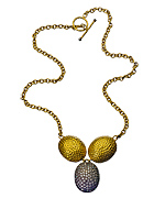 Kanupriya Three Nugget Necklace