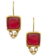 Kanupriya Scarlet Glaze Earrings