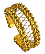 Karen London Gold Walking Out The Door Cuff Bracelet