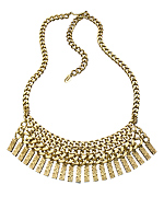 Karen London Gold Only Girl Bib Necklace
