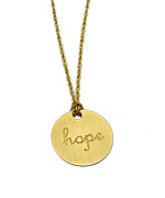 Kendra Phillip Reversible Hope Disc Necklace