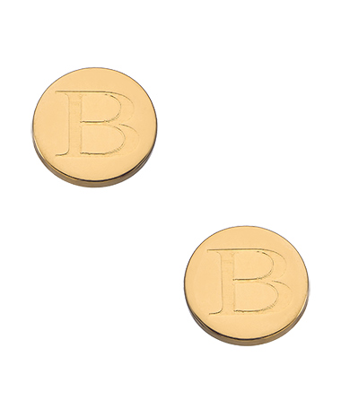 Kendra Phillip Block Initial Earrings
