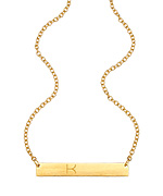 Kendra Phillip Reversible Initial Pendant Necklace