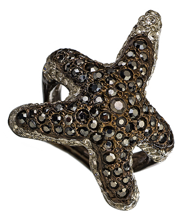 Kenneth Jay Lane Starfish Glam Ring