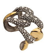 Kenneth Jay Lane Crystal-Link Cuff