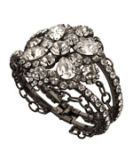 Kenneth Jay Lane Chain and Crystal Bracelet