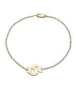 Krystal Sasso Initial Chain Bracelet