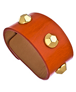 LaLucca Orange Andi Cuff Bracelet