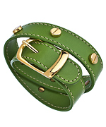 LaLucca Green Ana Wrap Bracelet