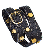 LaLucca Black Gia Wrap Bracelet