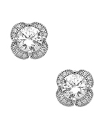 Lafonn Imperial Clover Stud Earrings