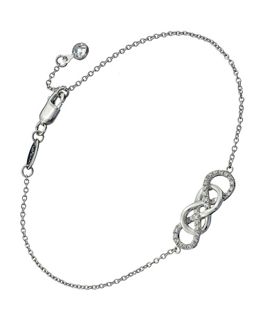 Lafonn Silver Double Infinity Bracelet
