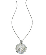 Lafonn Silver Sand Dollar Pendant Necklace