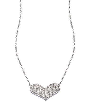 Lafonn Puffy Heart Pendant Necklace