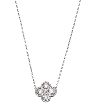 Lafonn Square Cluster Pendant Necklace