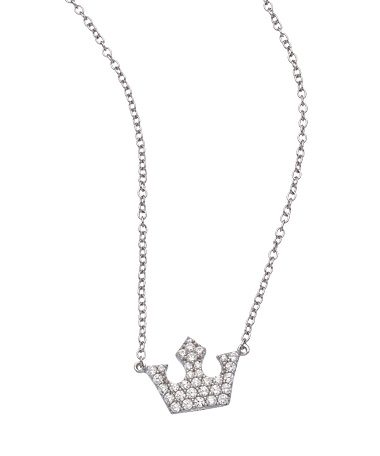 Lafonn Small Crown Pendant Necklace
