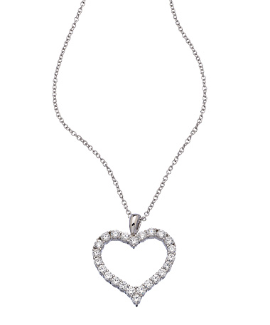 Lafonn Open Heart Pendant Necklace