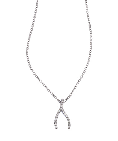 Lafonn Wishbone Pendant Necklace