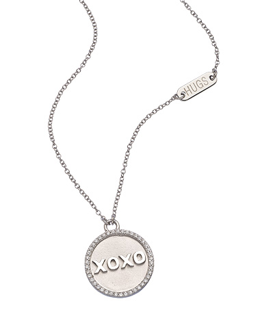 Lafonn Round XOXO Pendant Necklace