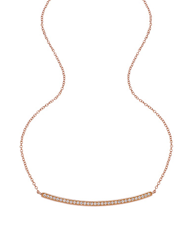 Lafonn Demoir Curved Bar Necklace