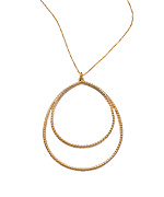 Lisa Stewart Twisted Pear Necklace
