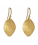 Lisa Stewart Brushed Leaf Earrings