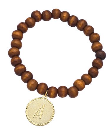 Lisa Stewart Initial Prayer Bead Bracelet