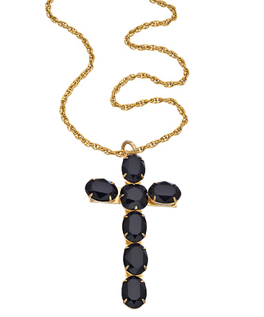 Liz Palacios Shining Cross Pendant Necklace