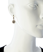 Liz Palacios Crystal Sun Drop Earrings