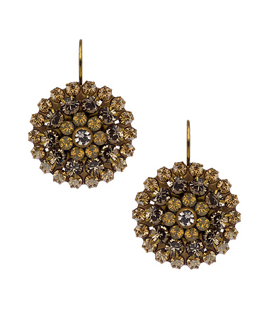 Liz Palacios Grande Florette Leverback Earrings