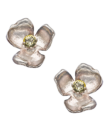 M. Flynn Dogwood Flower Earrings