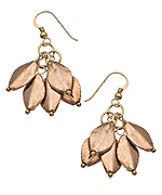 M. Flynn Rose Gold Cleopatra Cluster Earrings