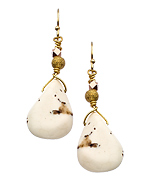 Minu Jewels Magnesite Teardrop Earrings