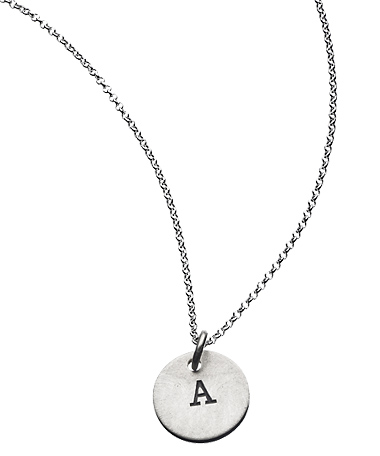Urban Sweetpea Mod Mommy Initial Disc Necklace