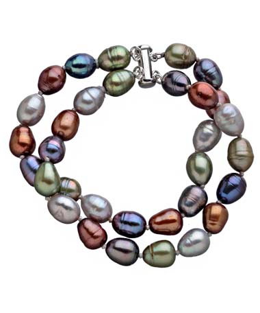 M Pearl Multi-Color Rice Bead Bracelet