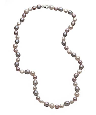 M Pearl Pastel Mix Pearl Necklace