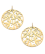 Mali Sabatasso Round Hummingbird Earrings