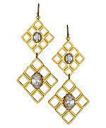 Marie Todd Hayden Crystal Double Drop Earrings
