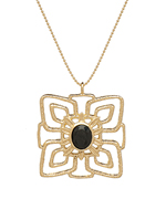 Marie Todd Ella Gold and Black Necklace