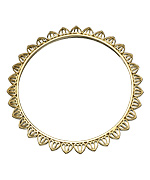 Matterial Fix Gold Lace Bangle Bracelet